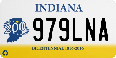 IN license plate 979LNA