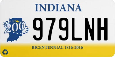 IN license plate 979LNH