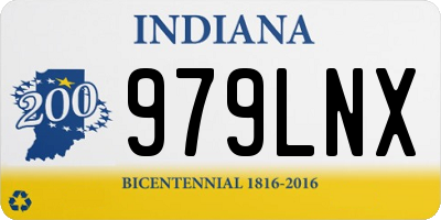 IN license plate 979LNX