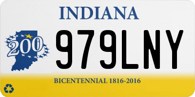IN license plate 979LNY
