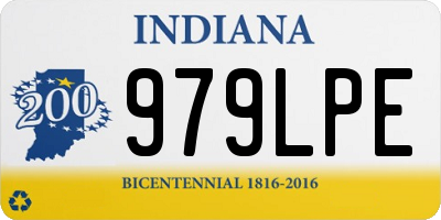 IN license plate 979LPE