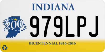 IN license plate 979LPJ