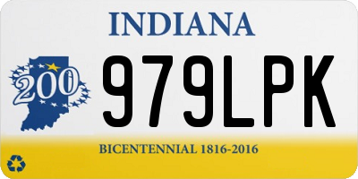 IN license plate 979LPK