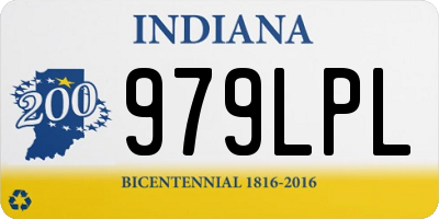 IN license plate 979LPL