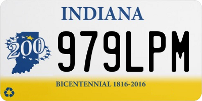 IN license plate 979LPM
