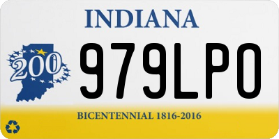 IN license plate 979LPO