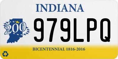 IN license plate 979LPQ