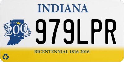 IN license plate 979LPR