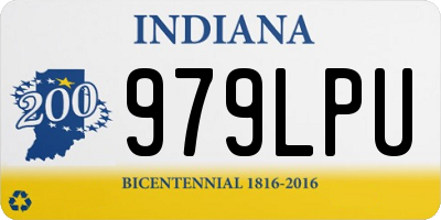 IN license plate 979LPU