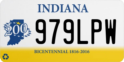 IN license plate 979LPW