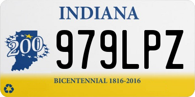 IN license plate 979LPZ