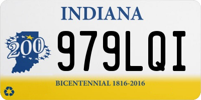 IN license plate 979LQI