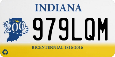 IN license plate 979LQM