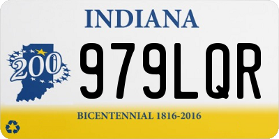 IN license plate 979LQR