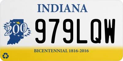 IN license plate 979LQW