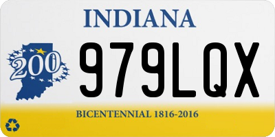 IN license plate 979LQX