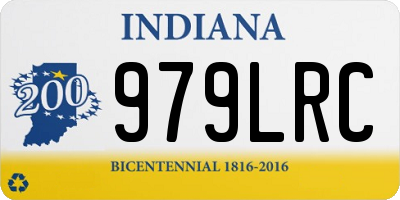 IN license plate 979LRC