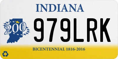 IN license plate 979LRK
