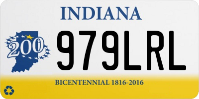 IN license plate 979LRL