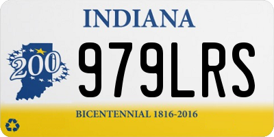 IN license plate 979LRS