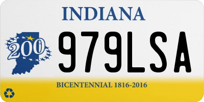 IN license plate 979LSA