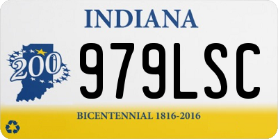 IN license plate 979LSC
