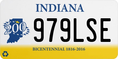 IN license plate 979LSE