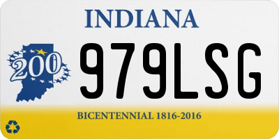 IN license plate 979LSG