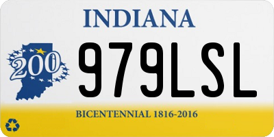 IN license plate 979LSL
