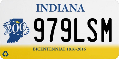 IN license plate 979LSM