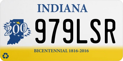 IN license plate 979LSR