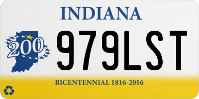 IN license plate 979LST