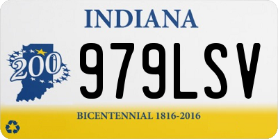 IN license plate 979LSV