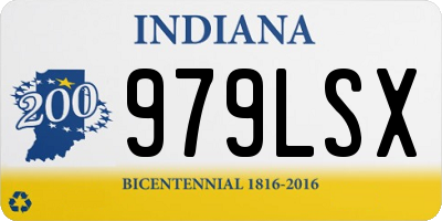 IN license plate 979LSX