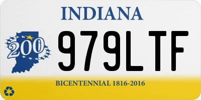 IN license plate 979LTF