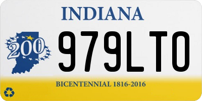 IN license plate 979LTO
