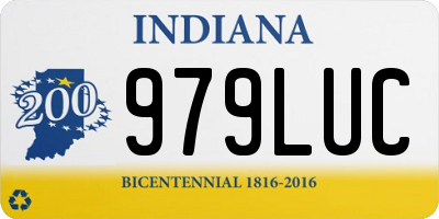 IN license plate 979LUC