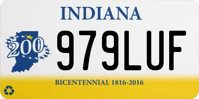 IN license plate 979LUF
