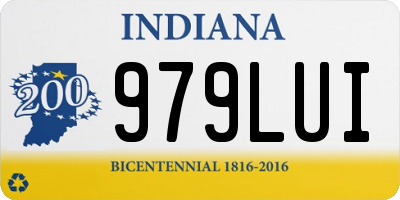 IN license plate 979LUI