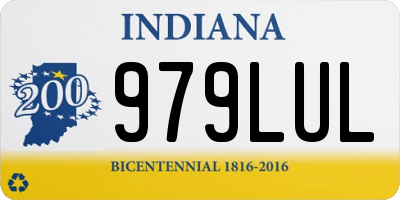 IN license plate 979LUL
