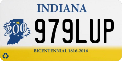 IN license plate 979LUP