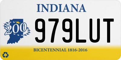 IN license plate 979LUT