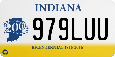 IN license plate 979LUU