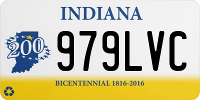 IN license plate 979LVC