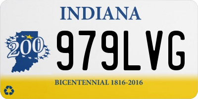 IN license plate 979LVG