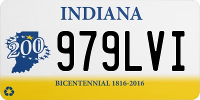 IN license plate 979LVI