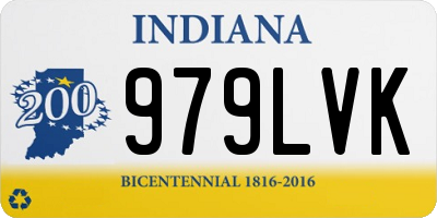 IN license plate 979LVK