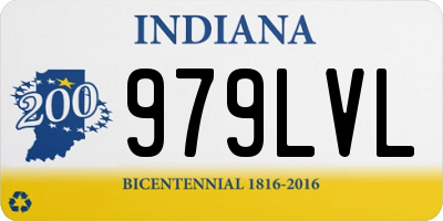 IN license plate 979LVL