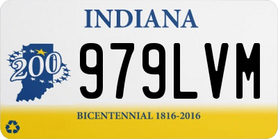 IN license plate 979LVM