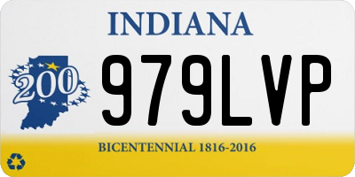 IN license plate 979LVP